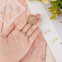 16 шт. 2-х цветные латунные подвески с фазами Луны&nbsp;KK-BBC0004-44