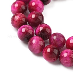 Нити из натурального тигрового глаза класса B G-F591-18-6mm-05