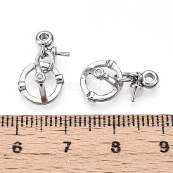 Латунный микро-паве кубический цирконий KK-U056-56P