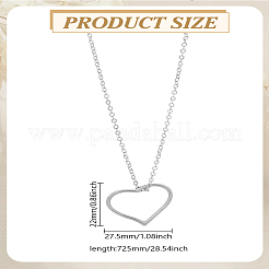 1 шт. ожерелья из сплава для женщин&nbsp;NJEW-LP0003-15S