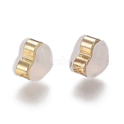 Dadi auricolari in silicone a forma di cuore&nbsp;SIL-N003-05G