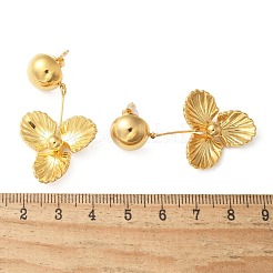 Серьги-гвоздики из нержавеющей стали 304 EJEW-Z084-10G