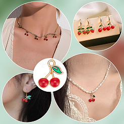 Подвески из эмали из сплава 150 шт.&nbsp;ENAM-PH0003-28