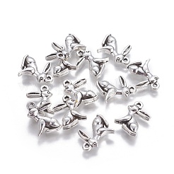 Тибетский стиль сплава кролик подвески&nbsp;TIBEP-1437-AS-LF