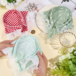 3 шт. 3 стиля кружевной тканевой повязки на голову для женщин&nbsp;OHAR-CY0001-18