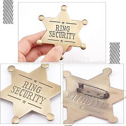 Значок слова безопасности кольца AJEW-FG0001-94