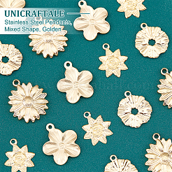 16 шт. 4 подвески из текстурированной нержавеющей стали 304&nbsp;STAS-UN0036-72