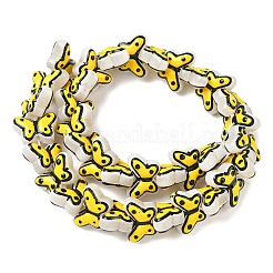 Прозрачные стеклянные эмалевые бусины LAMP-C023-03A