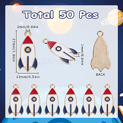 50 шт. Подвески из сплава с эмалью&nbsp;ENAM-SC0005-85