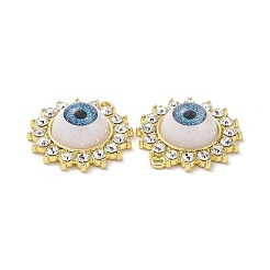 Pandants di strass in lega di placcatura a cremagliera&nbsp;PALLOY-O109-09LG
