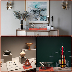 Основание из неокрашенного дерева для крепления мебели WOOD-WH0025-44