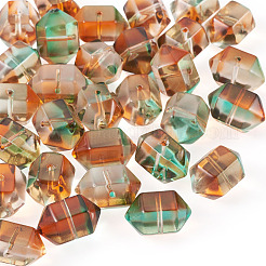 30 Stück transparente handgefertigte Bunte Malerei-Perlen&nbsp;LAMP-TADJ0001-12A