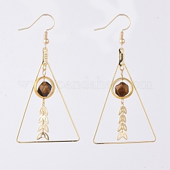 Серьги из натурального смешанного драгоценного камня&nbsp;EJEW-JE04025