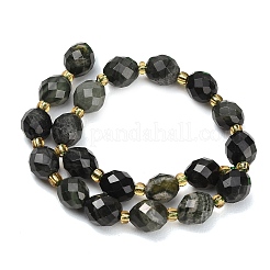 Perles de dentelle en bois vert naturel/jaspe boisé&nbsp;GG-CBA4A3B-A03