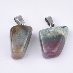 Природного индийского агата подвески&nbsp;G-Q996-14