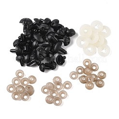 プラスチック工芸品の犬の鼻  人形作り用品  ブラック  15~21mm  3スタイル  10個/スタイル  30pc&nbsp;DOLL-GA0001-25