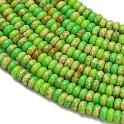 Синтетические имперские нитки из бисера яшмы G-Z110-B04-2x4mm-06