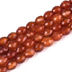 Природного сердолика нитей бисера G-T142-84