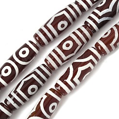 Нити бусин дзи в форме риса в тибетском стиле&nbsp;G-A269-A23-01