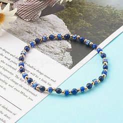 Braccialetti di stirata in rilievo naturale della pietra preziosa naturale&nbsp;BJEW-JB06257