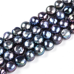 Нити из натурального культивированного пресноводного жемчуга PEAR-N014-10E-01