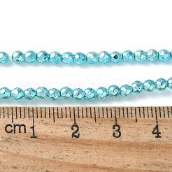 Запекание ниток окрашенных синтетических немагнитных гематитовых бусин&nbsp;G-H020-K01-11