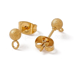 Фурнитура для сережек-гвоздиков из нержавеющей стали 304&nbsp;STAS-E179-05B-G