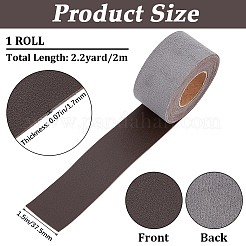 Ленты из искусственной кожи ПВХ длиной 2 м.&nbsp;SRIB-WH0011-126C-02