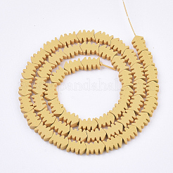 Окрашенного распылением немагнитных синтетических нитей гематита бусы&nbsp;G-T124-21