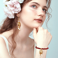 10 шт. 3D латунные колпачки для бусин KK-NB0003-29