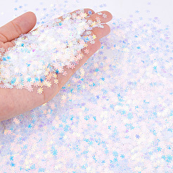 50 г новогодних пластиковых снежинок-блесток&nbsp;MRMJ-CY0001-04