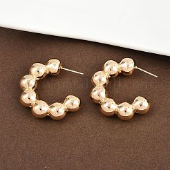 Латунь серьги EJEW-H168-06G