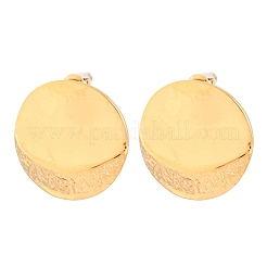 Pendientes de botón de acero inoxidable 304&nbsp;EJEW-F406-03B-G