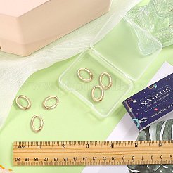 8 шт. латунные пружинные кольца-затворы KK-SC0003-45