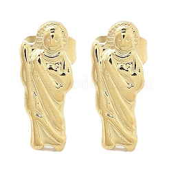 Серьги-гвоздики из нержавеющей стали 304 для женщин EJEW-K271-03B-G