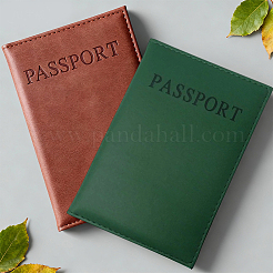 2 étui à passeport en cuir PU bicolore (2 pièce)&nbsp;OFST-CL0001-10B