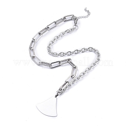 Catene a graffetta e set di gioielli con catena a cavo in acciaio inossidabile 304 anti-ossidazione&nbsp;SJEW-K153-04P
