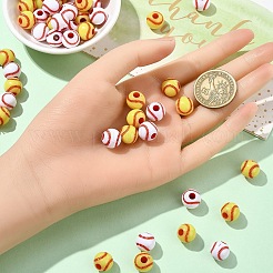 Непрозрачные акриловые бусины&nbsp;OACR-YW0002-06A