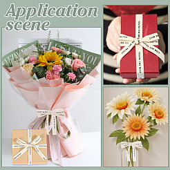 10 ярд репсовой ленты из полиэстера&nbsp;OCOR-WH0077-095