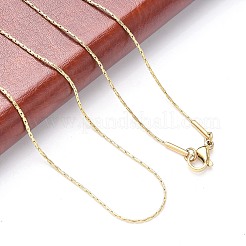 Уникальные унисекс 304 нержавеющая сталь бусины цепи ожерелья NJEW-M023-008