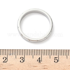 Кольца из нержавеющей стали 304 для женщин и мужчин RJEW-F189-02P