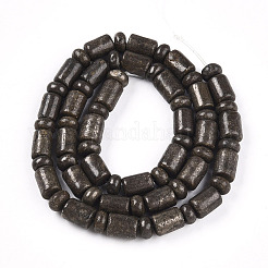 Природного пирита бисер нитей G-N346-03A-01