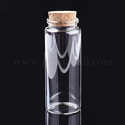 Glas Glasflaschen Wulst Behälter&nbsp;AJEW-S074-03D