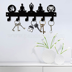 Perchas de gancho montadas en la pared de hierro&nbsp;AJEW-WH0156-100