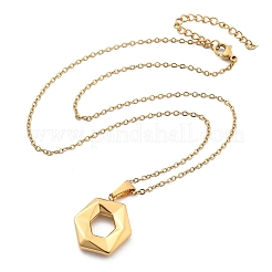 Геометрические подвески из нержавеющей стали 304 для женщин&nbsp;NJEW-S439-04B-G