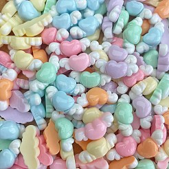 Мультяшные непрозрачные кабошоны из смолы RESI-C039-03C