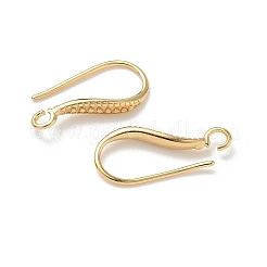 Латунные крючки для сережек EJEW-R025-14G-01