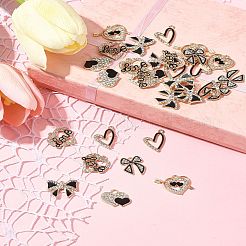 28шт 6 стиля подвески из сплава с эмалью&nbsp;FIND-FS0003-22