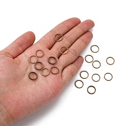 真鍮製フレームコネクター  ニッケルフリー  アンティークブロンズ  10x0.7~1mm&nbsp;EC18710mm-NFAB