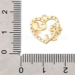 Латунные микро проложить кубического циркония подвески&nbsp;KK-C096-11G